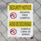 Signmission Weapon Free Campus Bilingual OSHA Security Notice Sign, Plastic, 7in W x 10in L, 2PK OS-2PACK-SN-P-710-L-11682 - alternate 5